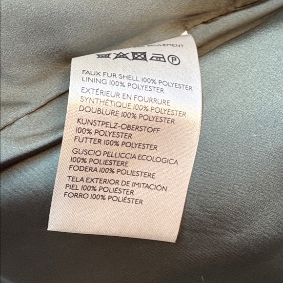 Free People Moonlight Faux Fur Jacket in Granite Green - Picture 14 of 15